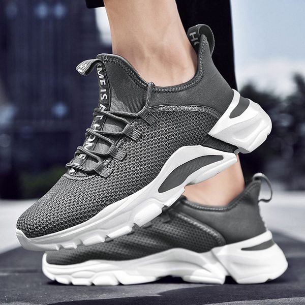 2019 new men shoes comfortable men casual shoes mesh breathable fashion sneakers, Black
2019 new men shoes comfortable men casual shoes mesh breathable fashion sneakers, Black