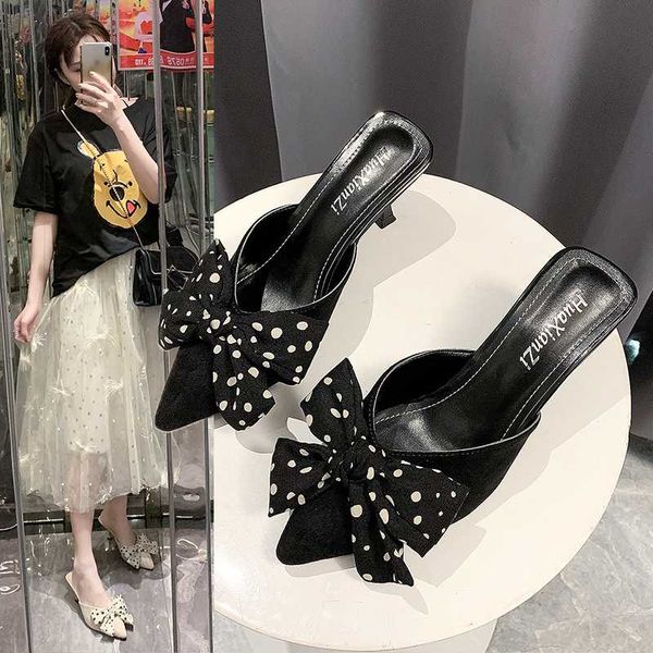 woman shoes slides slippers women summer med thin heels butterfly-knot jelly flip flops heeled mules sliders, Black
woman shoes slides slippers women summer med thin heels butterfly-knot jelly flip flops heeled mules sliders, Black