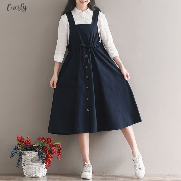 2020 spring summer women sleeveless vintage dress navy blue cotton linen casual loose vestidos spaghetti strap female dress 2xl, Black;gray
2020 spring summer women sleeveless vintage dress navy blue cotton linen casual loose vestidos spaghetti strap female dress 2xl, Black;gray