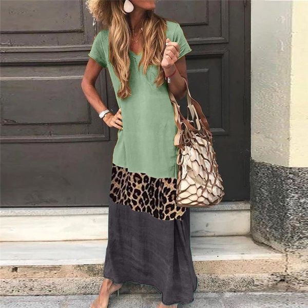 vintage leopard long dress plus size loose beach summer dress fashion casual women dress long sleeve & short for choice, Black;gray
vintage leopard long dress plus size loose beach summer dress fashion casual women dress long sleeve & short for choice, Black;gray