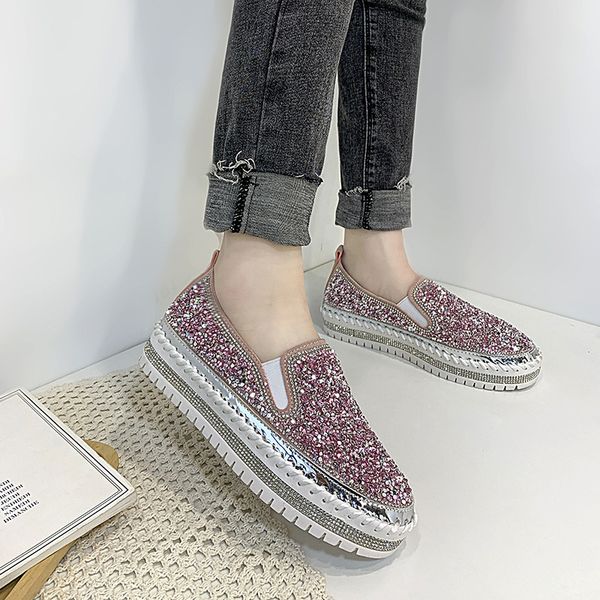 women's flat shoes 2020 spring new rhinestone sewing shoes wild comfortable casual loafers women's big girl, Black
women's flat shoes 2020 spring new rhinestone sewing shoes wild comfortable casual loafers women's big girl, Black