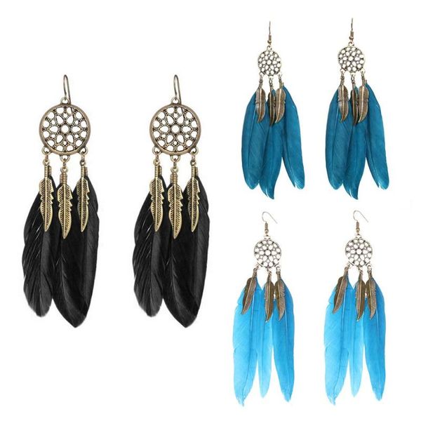 dream catcher hollow vintage leaf feather earrings jewelry bohemian earrings long section handmade dangle tassel, Silver
dream catcher hollow vintage leaf feather earrings jewelry bohemian earrings long section handmade dangle tassel, Silver