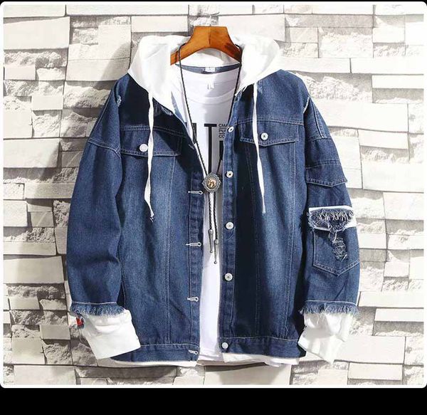 mens denim jackets men fashion tide jacket with hole 2019 autumn casual hooded solid men clothing size s-3xl wholesale, Black;brown
mens denim jackets men fashion tide jacket with hole 2019 autumn casual hooded solid men clothing size s-3xl wholesale, Black;brown