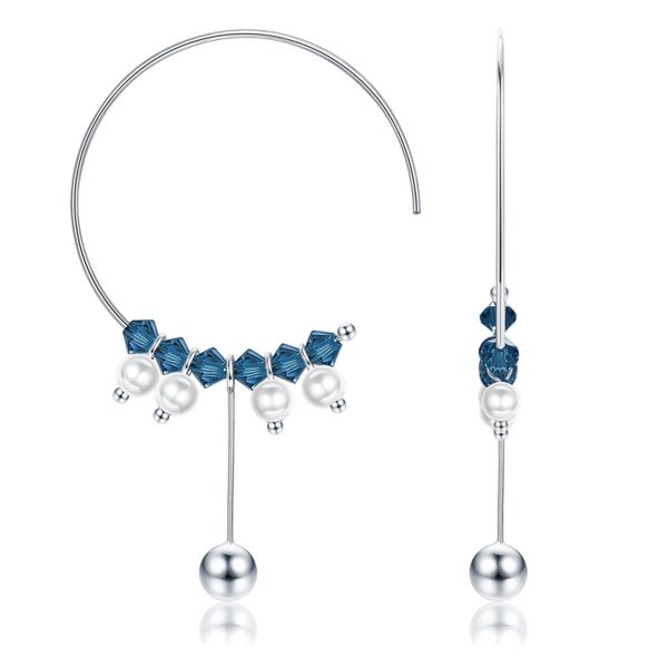 natural pearl hoop earrings for women shining crystal earring jewelry accessories ladies s925 sterling silver earrings, Golden;silver
natural pearl hoop earrings for women shining crystal earring jewelry accessories ladies s925 sterling silver earrings, Golden;silver