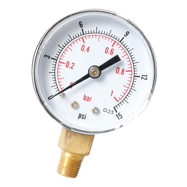 radial pressure gauge for oil air water ts-y508 0-15psi 0-1bar 1/8bspt tool
radial pressure gauge for oil air water ts-y508 0-15psi 0-1bar 1/8bspt tool