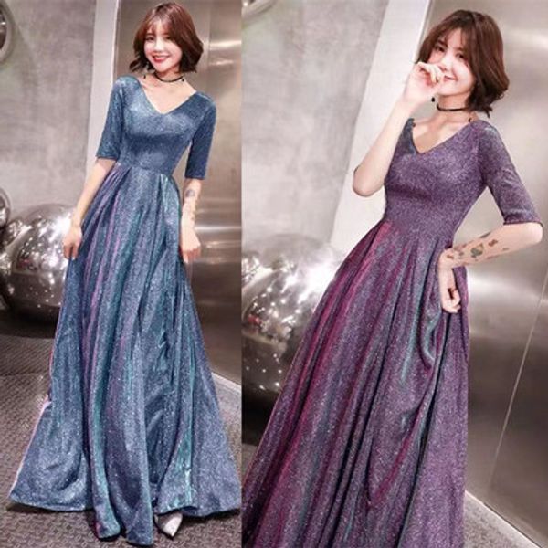 evening dress 2020 new long banquet noble and elegant thin lady party performance chorus dress skirt long skirt, White;black
evening dress 2020 new long banquet noble and elegant thin lady party performance chorus dress skirt long skirt, White;black