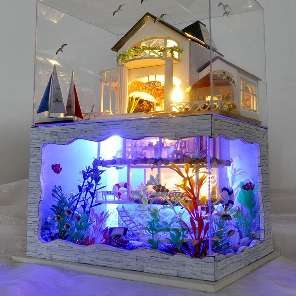 DIY Mini Doll House Assembling Hawaii DollHouse Hands On Toy Craft Flash DIY House Decorations Model Educational Toy
DIY Mini Doll House Assembling Hawaii DollHouse Hands On Toy Craft Flash DIY House Decorations Model Educational Toy
