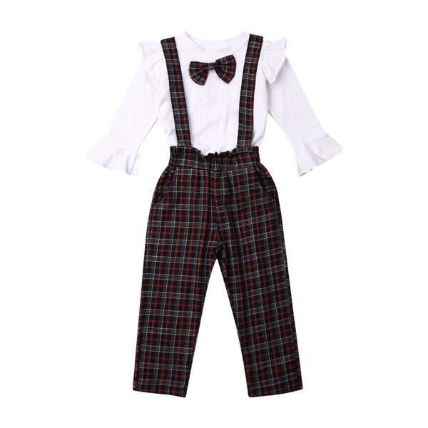 fall autumn 2pcs toddler kids baby girls white t-shirt+suspender pants outfits clothes spring set
fall autumn 2pcs toddler kids baby girls white t-shirt+suspender pants outfits clothes spring set