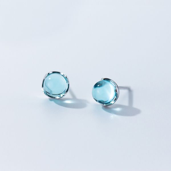 mloveacc real 100% 925 sterling silver stud earrings for women fashion blue crystal bubble ear stud, Golden;silver
mloveacc real 100% 925 sterling silver stud earrings for women fashion blue crystal bubble ear stud, Golden;silver