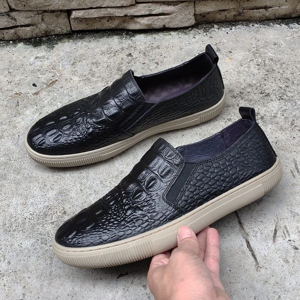 натуральная кожа мода крокодила stripes black мужская обувь дышащая man loafer осень new rubber кроссовки
натуральная кожа мода крокодила stripes black мужская обувь дышащая man loafer осень new rubber кроссовки