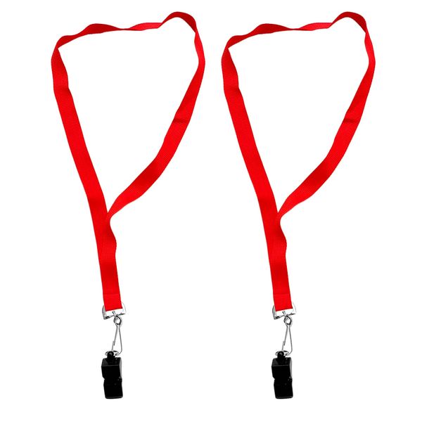 pack of 2 plastic very loud safety emergency survival whistle lifeguard rescue signaling whistle with lanyard 23 inch
pack of 2 plastic very loud safety emergency survival whistle lifeguard rescue signaling whistle with lanyard 23 inch