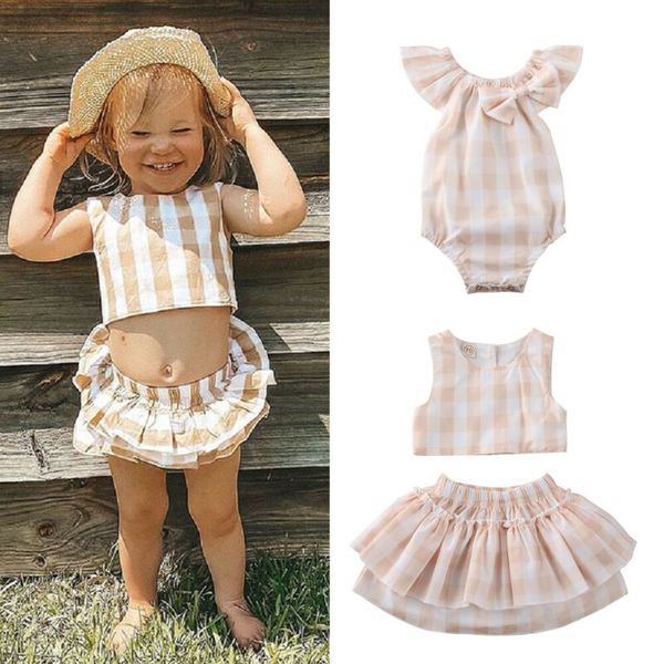 pudcoco us stock 0-12m newborn baby girl summer clothes set off shoulder plaid romper jumpsuit crop skirt summer outfit, White
pudcoco us stock 0-12m newborn baby girl summer clothes set off shoulder plaid romper jumpsuit crop skirt summer outfit, White
