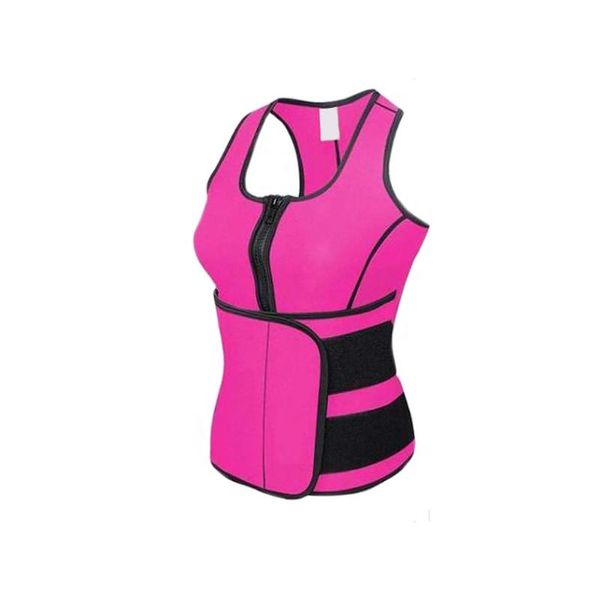 fitness with sweat belt zipper workout adjustable tank gym body belly slim women shapewear waist trainer vest, Black;white
fitness with sweat belt zipper workout adjustable tank gym body belly slim women shapewear waist trainer vest, Black;white