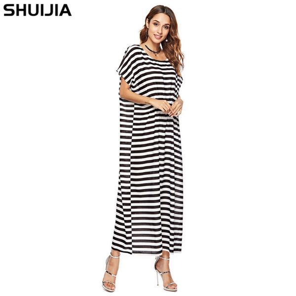 womens designer horizontal striped loose dress5av6, Black;gray
womens designer horizontal striped loose dress5av6, Black;gray