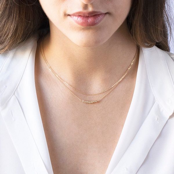 gold layered necklace handmade jewelry custom gold filled choker pendants collier femme kolye collares necklace for women, Silver
gold layered necklace handmade jewelry custom gold filled choker pendants collier femme kolye collares necklace for women, Silver