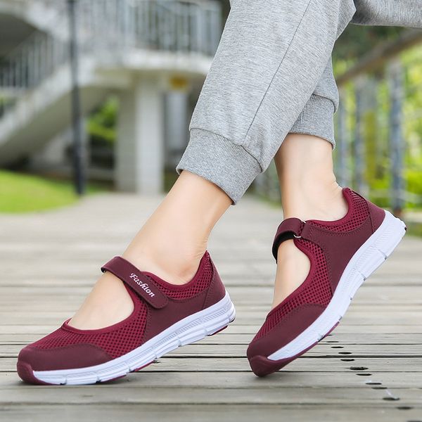 4 colors ultra light mesh flat shoes for women shallow mary janes sneakers comfort walking shoes ladies tenis sneakers plus size y200424, Black
4 colors ultra light mesh flat shoes for women shallow mary janes sneakers comfort walking shoes ladies tenis sneakers plus size y200424, Black