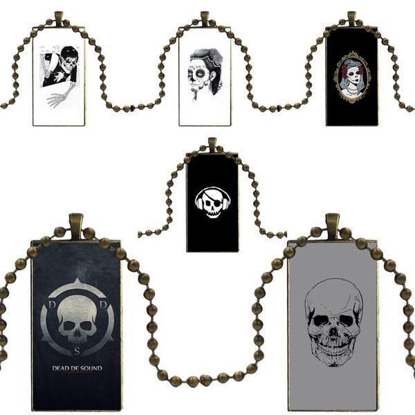 fashion satanic skull for women girls fashion glass cabochon pendant rectangle necklace choker necklace jewelry, Silver
fashion satanic skull for women girls fashion glass cabochon pendant rectangle necklace choker necklace jewelry, Silver