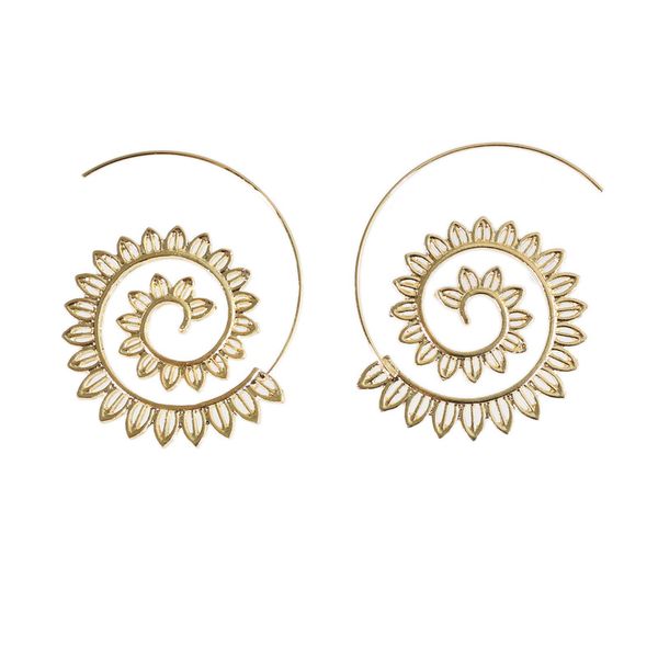 exaggerated gold/silver color hollow turbo-shape statement hoop earrings for women leaves earring hoop girl jewelry gift, Golden
exaggerated gold/silver color hollow turbo-shape statement hoop earrings for women leaves earring hoop girl jewelry gift, Golden
