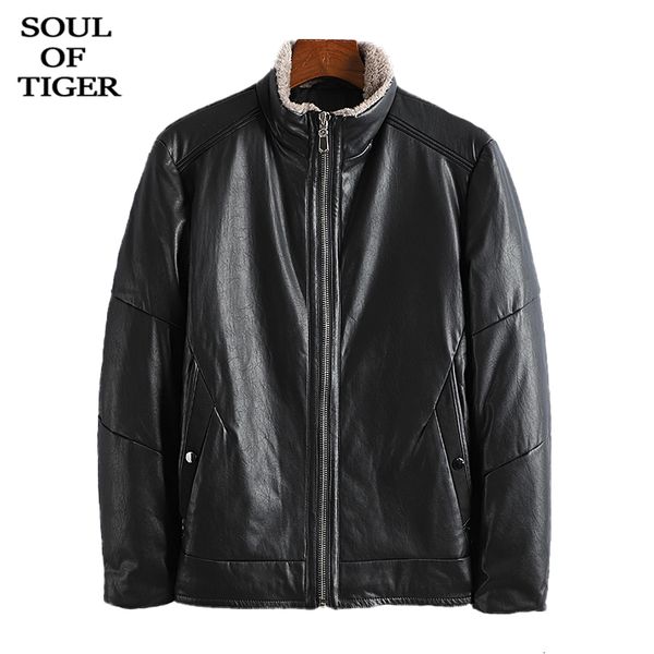 soul of tiger new 2019 korean fashion style men vintage faux leather jackets male thick casual pu coats winter warm fur clothing, Black
soul of tiger new 2019 korean fashion style men vintage faux leather jackets male thick casual pu coats winter warm fur clothing, Black