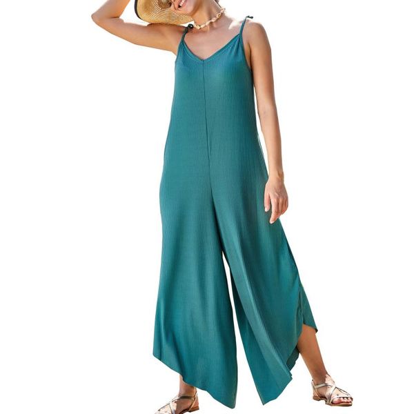 women's jumpsuits & rompers fashion solid romper for women 2021 casual sleeveless playsuit spaghetti strap oversized outerwear, Black;white
women's jumpsuits & rompers fashion solid romper for women 2021 casual sleeveless playsuit spaghetti strap oversized outerwear, Black;white