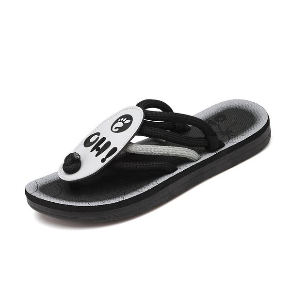 2020 summer new's shoes flip-flops youth individuation slippers breathable cool non-slip, Black
2020 summer new's shoes flip-flops youth individuation slippers breathable cool non-slip, Black