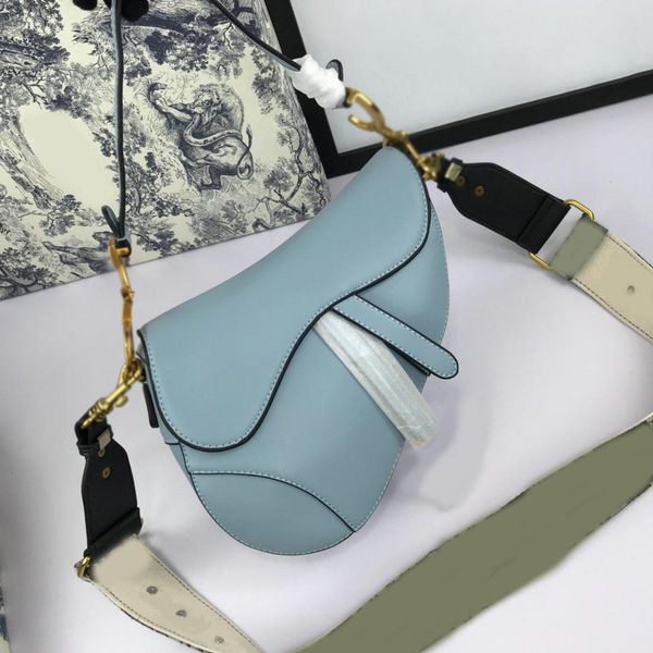 2020 дизайнер женская сумка новое письмо сумка высокое качество натуральная кожа сумка роскошь седло сумка мода крест тела