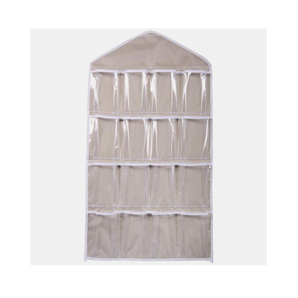 16pockets clear hanging bag socks bra underwear rack hanger storage organizersmall section transparent 16 compartment wardrobe s
16pockets clear hanging bag socks bra underwear rack hanger storage organizersmall section transparent 16 compartment wardrobe s
