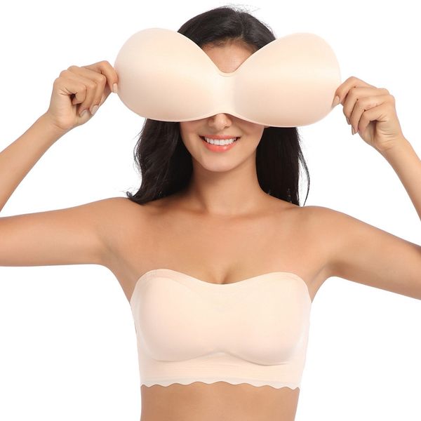 strapless bra plus size bras for women underwear invisible bra push up bralette -6xl brassiere soutien gorge femme, White;black
strapless bra plus size bras for women underwear invisible bra push up bralette -6xl brassiere soutien gorge femme, White;black