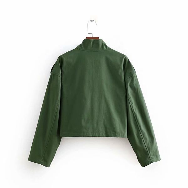 spring new style europe and america women's dress-style solid color pocket-accent loose-fit jacket w2124, Black;brown
spring new style europe and america women's dress-style solid color pocket-accent loose-fit jacket w2124, Black;brown