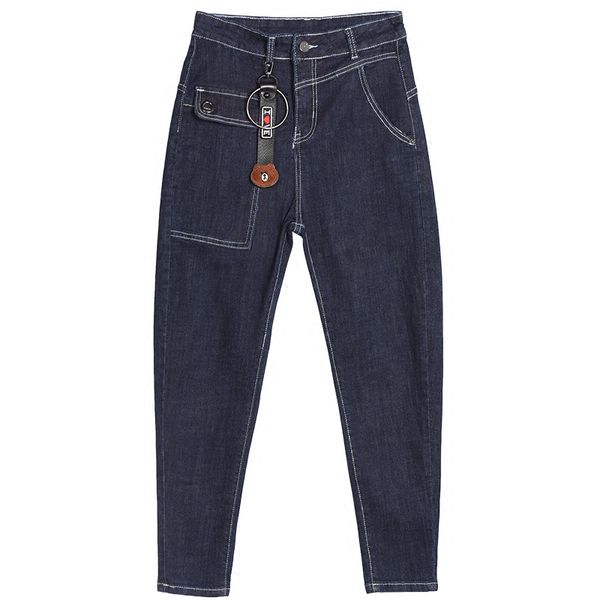 jeans woman harem pants patches cute full length high button pockets fashion loose 2019 new style plus size, Blue
jeans woman harem pants patches cute full length high button pockets fashion loose 2019 new style plus size, Blue