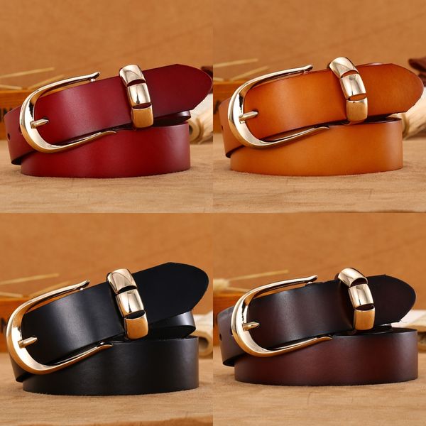 leather casual wide smooth women's gold buckle two-piece set decorative cowhide leather leisure belt women's belt, Black;brown
leather casual wide smooth women's gold buckle two-piece set decorative cowhide leather leisure belt women's belt, Black;brown