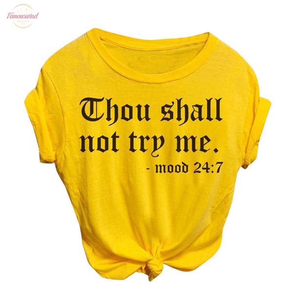 2020 summer women casual loose t shirt short sleeved printed letter thou shall not try me tshirt plus size yjp, White
2020 summer women casual loose t shirt short sleeved printed letter thou shall not try me tshirt plus size yjp, White