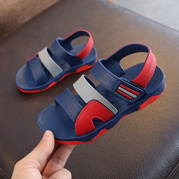 summer medium big boys open toe beach shoes casual breathable soft children's splice beach sandals for kids mixed colors flats, Black;red
summer medium big boys open toe beach shoes casual breathable soft children's splice beach sandals for kids mixed colors flats, Black;red
