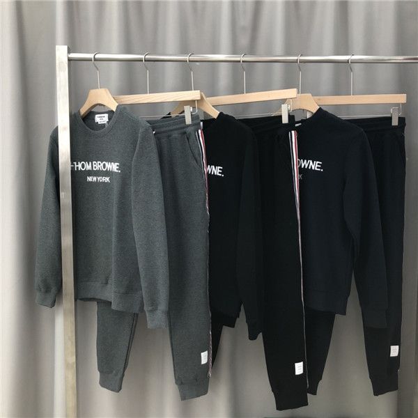 19aw new luxurious brands design thom tb tracksuit hoodie and trousers sets streetwear sweatshirts outdoor long pants and browne coat, Blue;black
19aw new luxurious brands design thom tb tracksuit hoodie and trousers sets streetwear sweatshirts outdoor long pants and browne coat, Blue;black