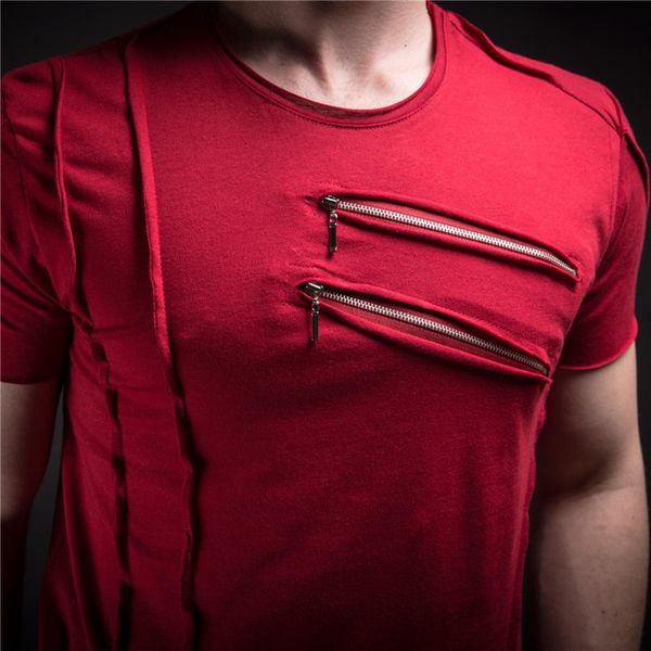 e-baihui 2021 zipper t-shirt men oversized streetwear hip hop t-shirt asymmetric hem punk slim men t-shirt b217, White;black
e-baihui 2021 zipper t-shirt men oversized streetwear hip hop t-shirt asymmetric hem punk slim men t-shirt b217, White;black