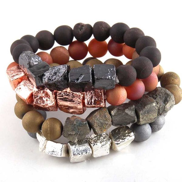 fashion women jewelry irregular natural pyrite stone 10mm druzy beads braceles, Golden;silver
fashion women jewelry irregular natural pyrite stone 10mm druzy beads braceles, Golden;silver