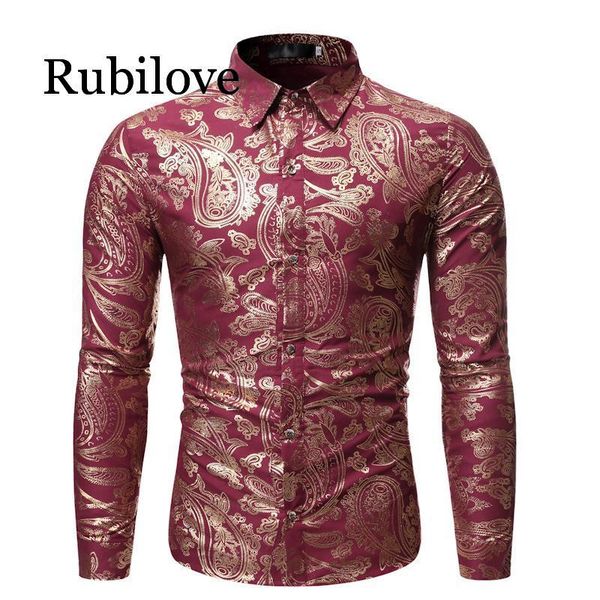 red paisley foil print nightclub shirt men chemise homme 2019 brand slim fit long sleeve mens dress shirts wedding tuxedo shirt, White;black
red paisley foil print nightclub shirt men chemise homme 2019 brand slim fit long sleeve mens dress shirts wedding tuxedo shirt, White;black