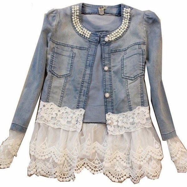 jeans jacket women 2019 spring big size beading patchwork lace denim jacket streewear lady elegant vintage coat, Black;brown
jeans jacket women 2019 spring big size beading patchwork lace denim jacket streewear lady elegant vintage coat, Black;brown