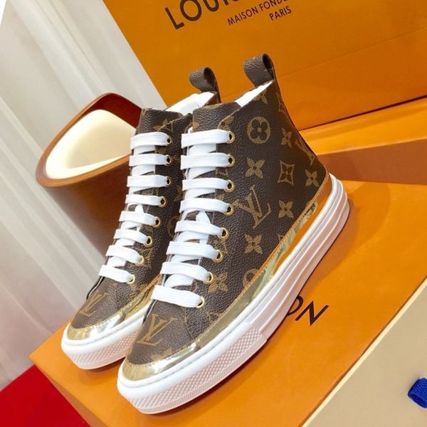 women's sneakers shoes stellar trainer boot canvas gold and black rubber sole women designer stellar sneakers boot flats with box
women's sneakers shoes stellar trainer boot canvas gold and black rubber sole women designer stellar sneakers boot flats with box