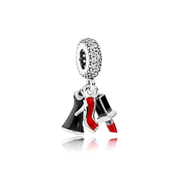 new 100% 925 sterling silver 1:1 792156enmx lipstick, dress and stiletto hanging original women wedding fashion jewelry, Black
new 100% 925 sterling silver 1:1 792156enmx lipstick, dress and stiletto hanging original women wedding fashion jewelry, Black