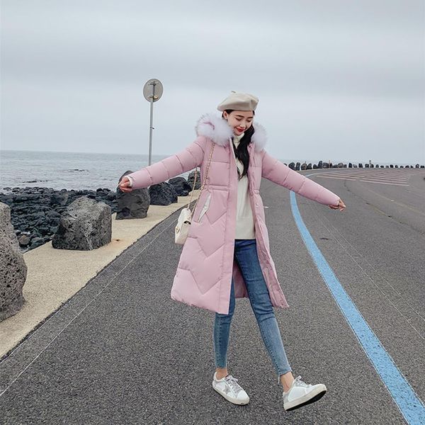 2019 новая мода женская куртка вниз long winter fur воротник вниз пальто двойной брестед талии тонкий теплый parka случайный outwear, Black
2019 новая мода женская куртка вниз long winter fur воротник вниз пальто двойной брестед талии тонкий теплый parka случайный outwear, Black