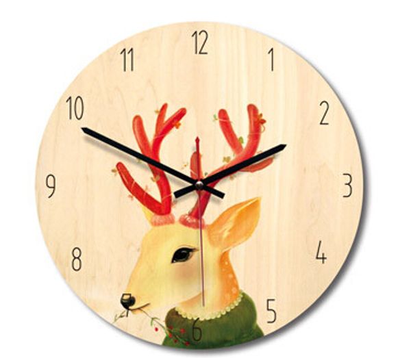 northern europe wooden wall clock cartoon animal wall clocks new style creative cat reindeer painted clocks
northern europe wooden wall clock cartoon animal wall clocks new style creative cat reindeer painted clocks