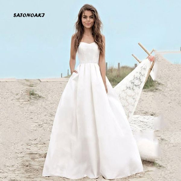 satonoaki boho бич свадебное платье простые винтажная платье милая bridal 2020 сатин венчания пляжа платье длиной до пола, White
satonoaki boho бич свадебное платье простые винтажная платье милая bridal 2020 сатин венчания пляжа платье длиной до пола, White