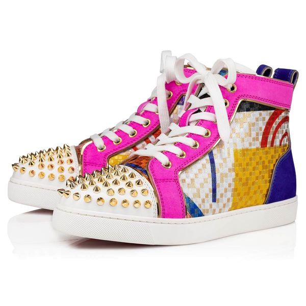 europe and the united states new fashion trend shoes fantasy color laser rivet round head lovers of the same high-shoes lace-up 1111, Black
europe and the united states new fashion trend shoes fantasy color laser rivet round head lovers of the same high-shoes lace-up 1111, Black