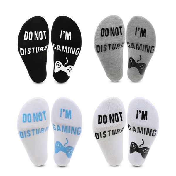 novelty socks for men women do not disturb socks funny gaming game non-slip cushion gift idea word print, Black
novelty socks for men women do not disturb socks funny gaming game non-slip cushion gift idea word print, Black