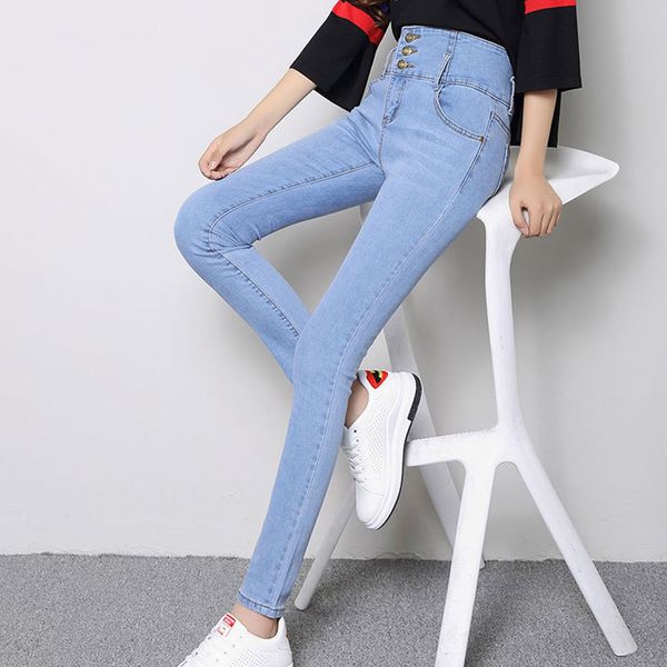 2019 new fashion jeans women pencil pants high waist jeans sexy slim elastic skinny pants trousers fit lady plus size, Blue
2019 new fashion jeans women pencil pants high waist jeans sexy slim elastic skinny pants trousers fit lady plus size, Blue