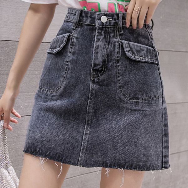shintimes 2020 summer mini skirts female korean denim skirts pockets high waist a-line vintage women jean skirt black
shintimes 2020 summer mini skirts female korean denim skirts pockets high waist a-line vintage women jean skirt black
