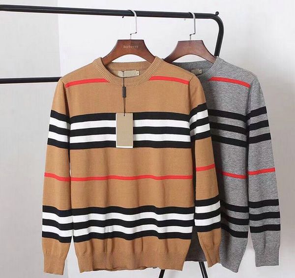 luxury sweater new mens high end trend designer sweater tide brand classic style loose comfortable boutique pullover, White;black
luxury sweater new mens high end trend designer sweater tide brand classic style loose comfortable boutique pullover, White;black