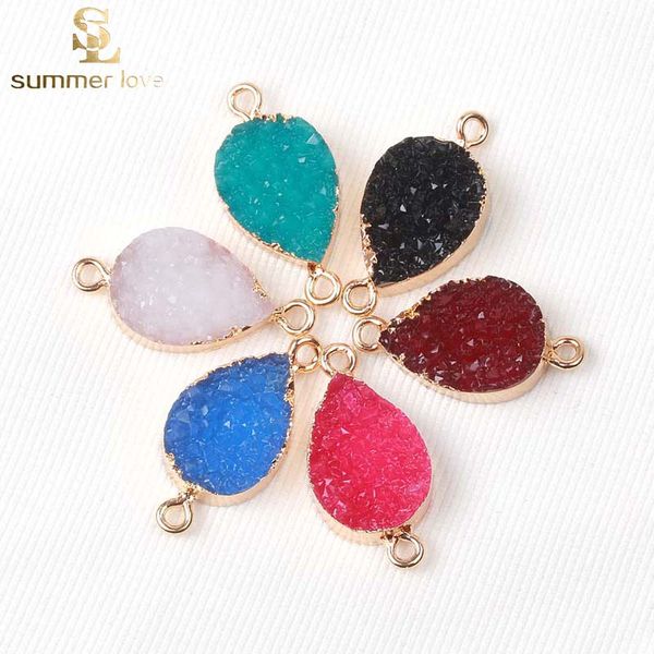 new fashion six color nature resin waterdrop geometry durzy pendant necklace for necklace bracelet diy jewelry making, Bronze;silver
new fashion six color nature resin waterdrop geometry durzy pendant necklace for necklace bracelet diy jewelry making, Bronze;silver