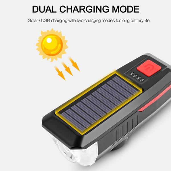 usb/solar double charging bicycle headlight usb rechargeable led bike head light front lamp cycling+horn l
usb/solar double charging bicycle headlight usb rechargeable led bike head light front lamp cycling+horn l